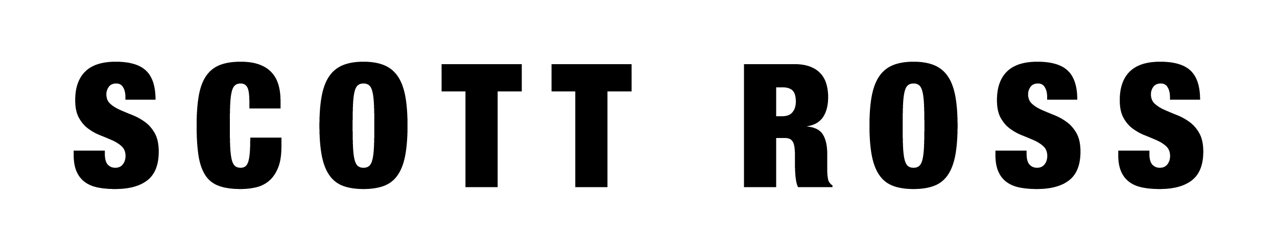 Scott Ross Logotype